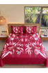 Hand Painted Rayon Bedsheet Set King Size Hand Painted Rayon Bedsheet Set King Size
